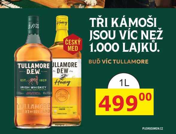 Tullamore Dew Irish whiskey 1L