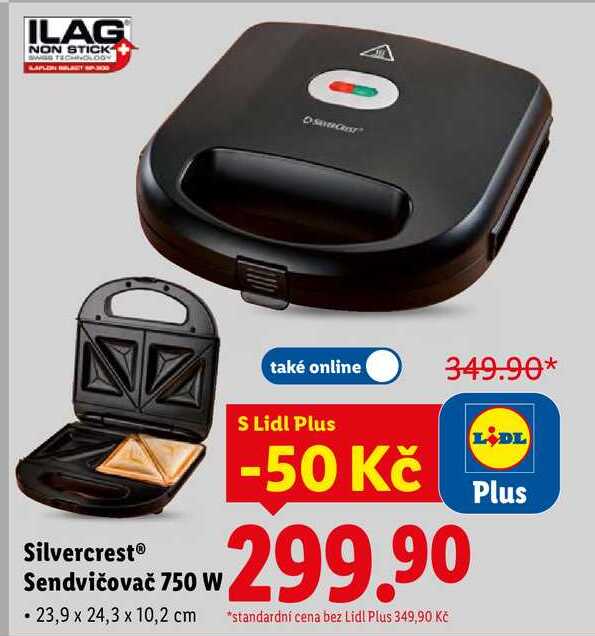 Silvercrest Sendvičovač 750 W