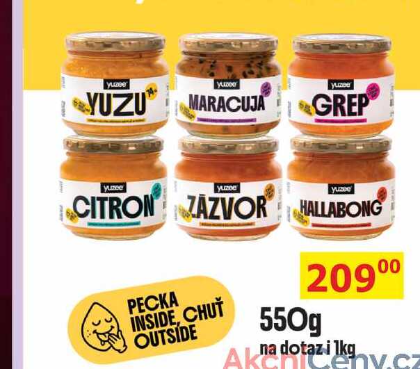 yuzee 550g různé druhy