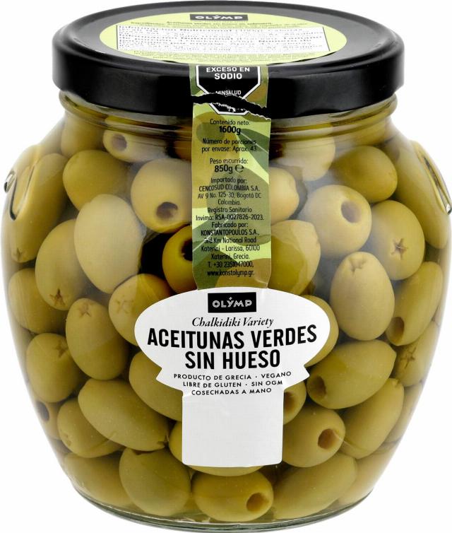 Olymp Zelené olivy bez pecky