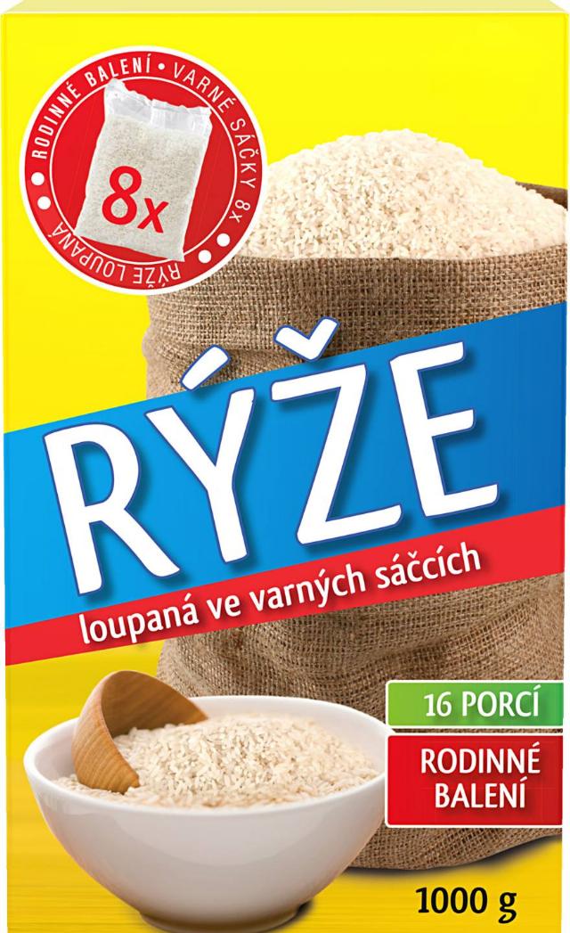 Rýže loupaná 8 varných sáčků