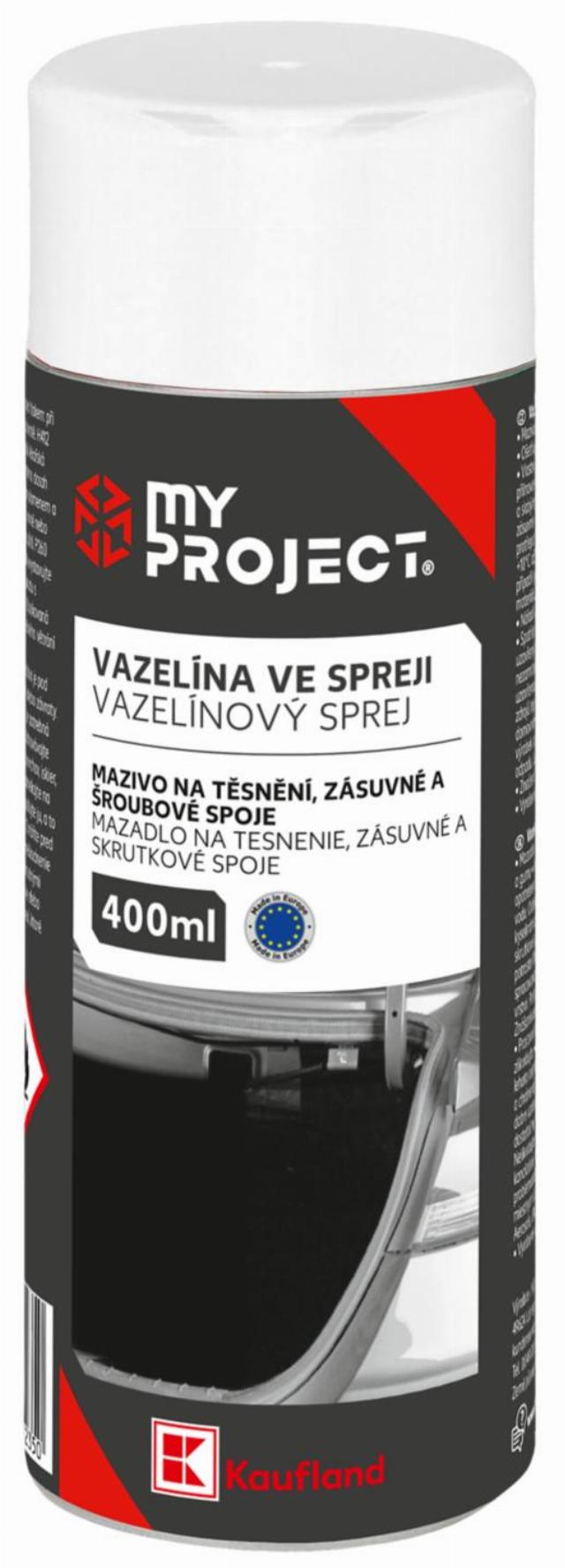 MY PROJECT Vazelína ve spreji objem: 400 ml