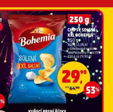 CHIPSY SOLENE XXL BOHEMIA, 250 g