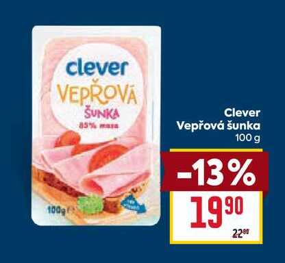 Clever Vepřová šunka 100 g