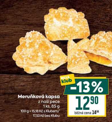 Meruňková kapsa z naší pece 1ks, 85 g 