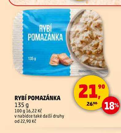 RYBÍ POMAZÁNKA, 135 g 