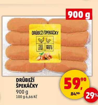 DRŮBEŽÍ ŠPEKÁČKY, 900 g