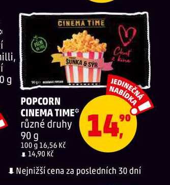 POPCORN CINEMA TIME, 90 g