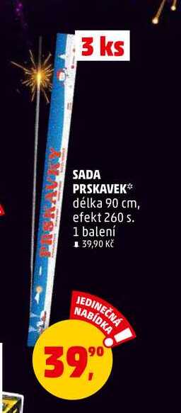 SADA PRSKAVEK, 1 balení 