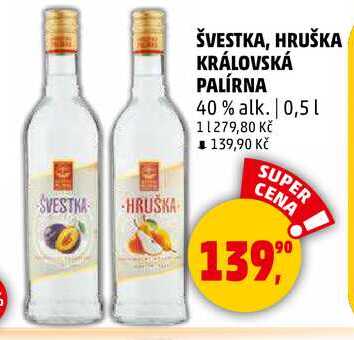 HRUŠKA KRÁLOVSKÁ PALÍRNA, 0,5 l