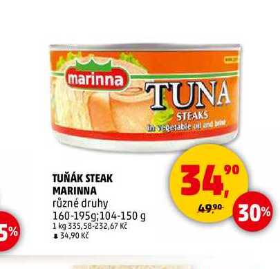 TUŇÁK STEAK MARINNA, 160 g