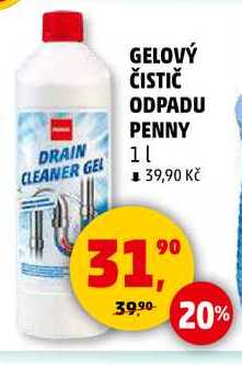 GELOVÝ ČISTIČ ODPADU PENNY, 1 l