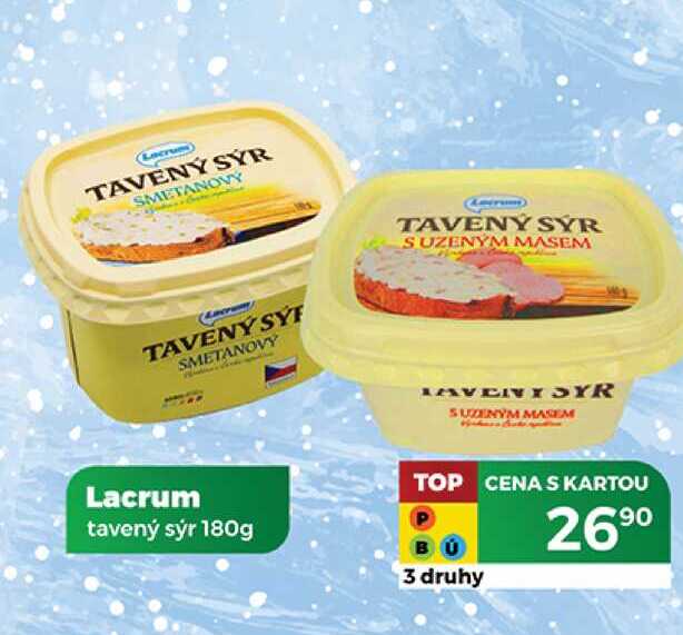 Lacrum tavený sýr 180g 