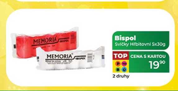 Bispol Svičky Hřbitovní 5x30g