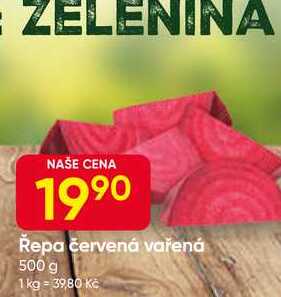 Řepa červená vařená 500 g