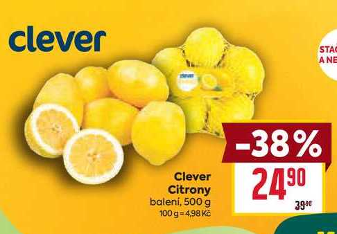 Clever Citrony balení, 500 g