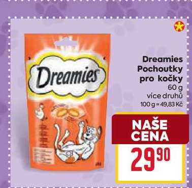 Dreamies Pochoutky pro kočky 60 g