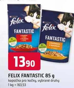 FELIX FANTASTIC 85 g kapsička pro kočky