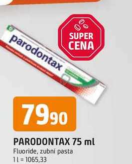 PARODONTAX 75 ml Fluoride