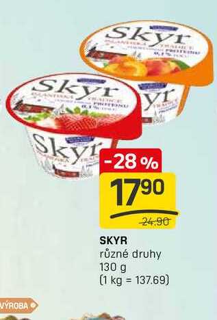 SKYR různé druhy 130 g 