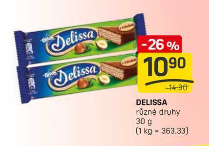 DELISSA různé druhy 30 g