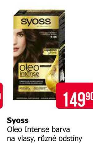 Syoss Oleo Intense barva na vlasy, různé odstíny