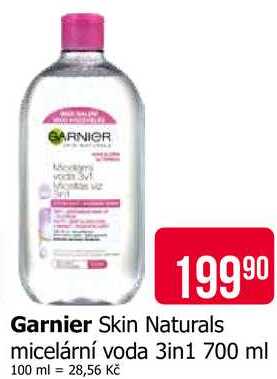 Garnier Skin Naturals micelární voda 3in1 700 ml 