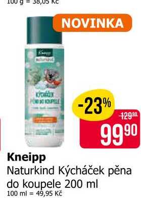 Kneipp Naturkind Kýcháček pěna do koupele 200 ml 