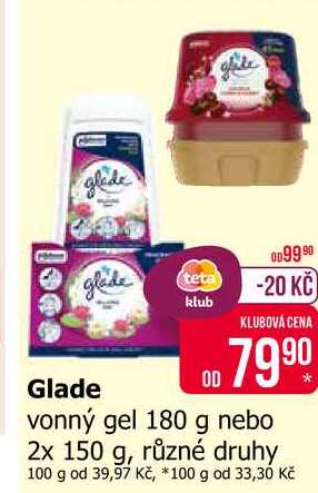 glade vonný gel 180 g