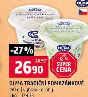 OLMA TRADIČNÍ POMAZÁNKOVÉ 150 g vybrané druhy