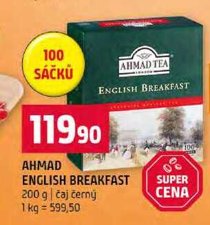AHMAD ENGLISH BREAKFAST 200 g čaj černý 