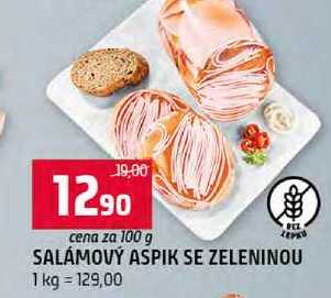 SALÁMOVÝ ASPIK SE ZELENINOU 100g