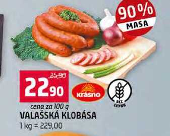 VALAŠSKÁ KLOBÁSA 100g