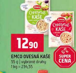 EMCO OVESNÁ KAŠE 55 g vybrané druhy
