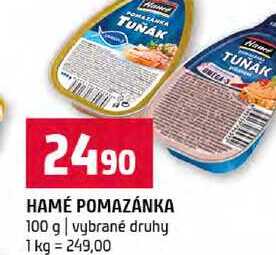 HAMÉ POMAZÁNKA 100 g vybrané druhy 