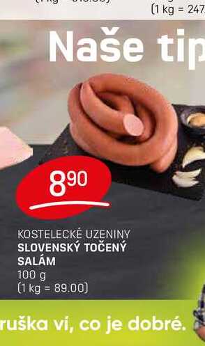 SLOVENSKÝ TOČENÝ SALÁM 100 g