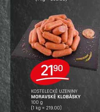 MORAVSKÉ KLOBÁSKY 100 g
