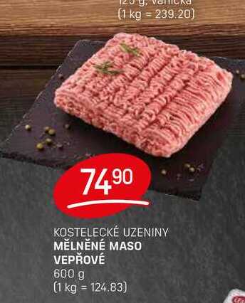 MĚLNĚNÉ MASO VEPŘOVÉ 600 g 