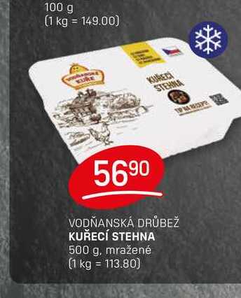KUŘECÍ STEHNA 500 g, mražené 