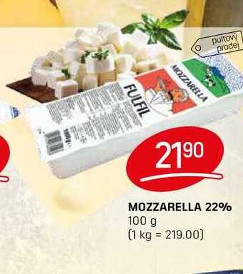 MOZZARELLA 22% 100 g 