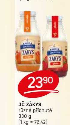 JČ ZÁKYS různé příchutě 330 g
