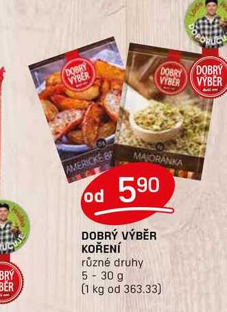 DOBRÝ VÝBĚR KOŘENÍ různé druhy 5-30 g