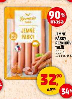JEMNÉ PÁRKY ŘEZNÍKŮV TALÍŘ, 200 g 