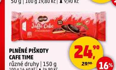 PLNĚNÉ PIŠKOTY CAFE TIME, 150 g