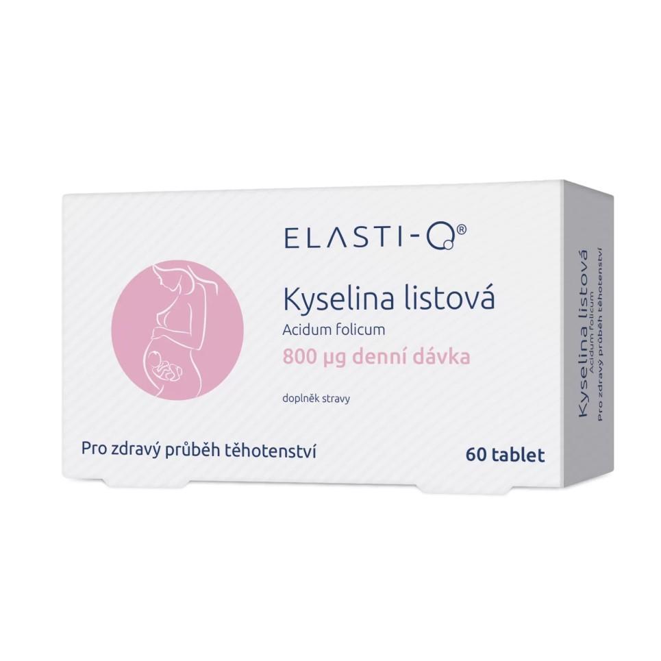 Elasti-Q kyselina listová 800 μg 60 tablet