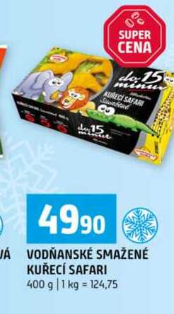 VODŇANSKÉ SMAŽENÉ KUŘECÍ SAFARI 400 g