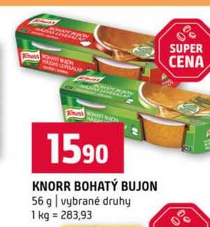 KNORR BOHATÝ BUJON 56 g vybrané druhy 