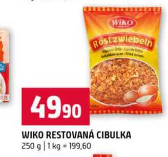 WIKO RESTOVANÁ CIBULKA 250 g 