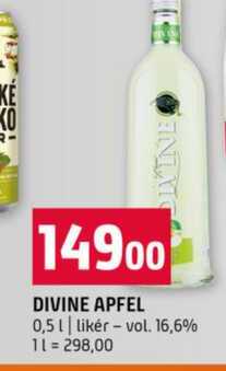 DIVINE APFEL 0,5l likér vol. 16,6%