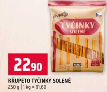 KŘUPETO TYČINKY SOLENÉ 250 g